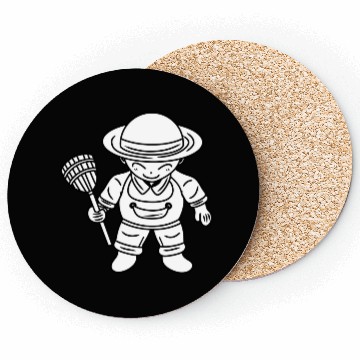 Discover Cute Little Farmer Boy Coasters