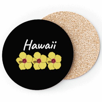 Discover Hawaii Hibiscus State Flower Coasters