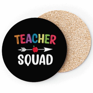 Discover Teacher Squad School Teacher Day Coasters