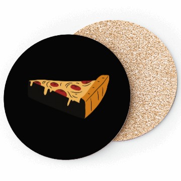 Discover Triangle 3d Pizza Slice Coasters