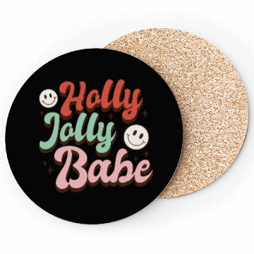 Discover Holly Jolly Babe Coasters