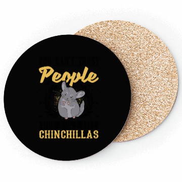 Discover Chinchilla Gift Dusty Mouse Short-tailed Coasters
