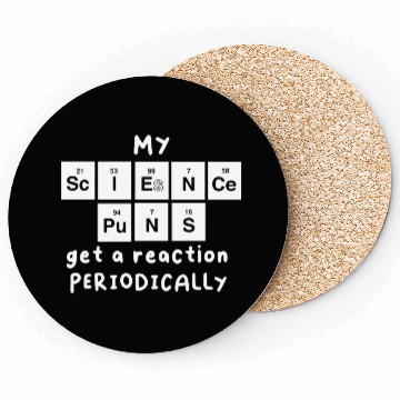 Discover Science Puns Coasters