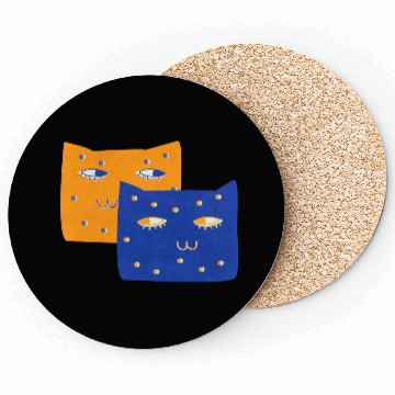 Discover Cat Minimalist Painting Inspired Coasters