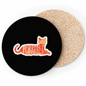 Discover Just Purrfect Cat Lover Coasters