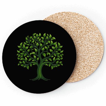 Discover Tree, Family Reunion, tree logo Coasters