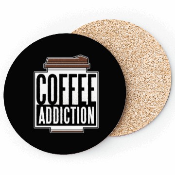 Discover Coffee aDDICTION Coasters
