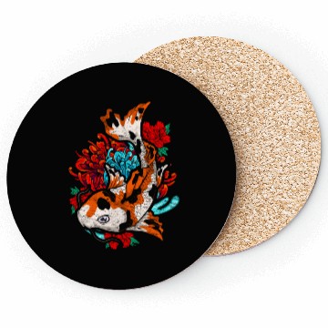 Discover Koi fish farmer gift colorful koi carp Coasters
