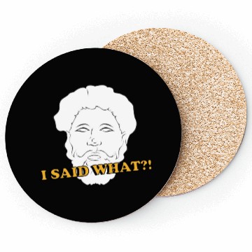 Discover I Said What Philosophy Socrates Teacher Reading Coasters