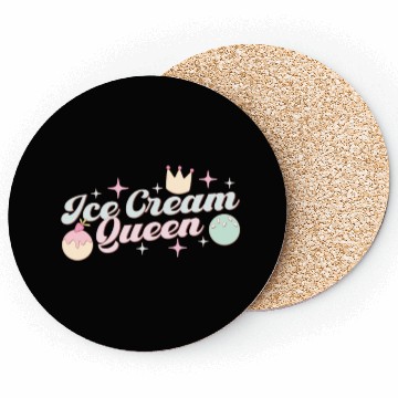 Discover Ice Cream Queen, Happy Summer Holiday Coasters