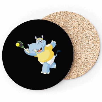 Discover Tennis Hippo Coasters