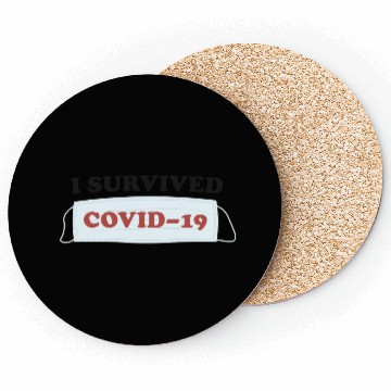 Discover I SURVIVED COVID19 green Coasters