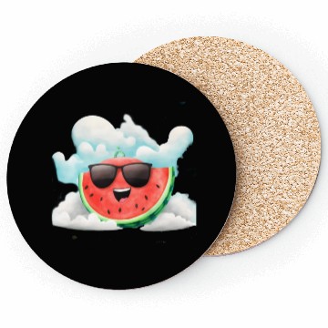 Discover Cute Watermelon Party Summer Melon Fruit Coasters
