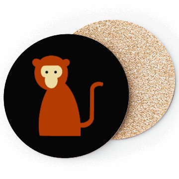 Discover Brown Monkey Coasters
