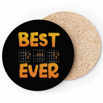 Discover Best Dad Ever Guitar Dad Chords Coasters