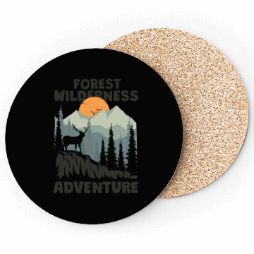Discover forest wilderness adventure deer mountain Coasters
