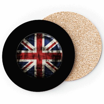 Discover Union Jack Vintage Distressed Coasters