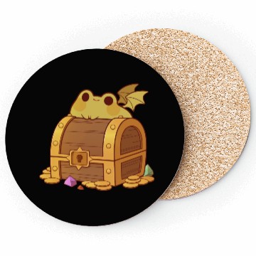 Discover Green Dragon Frog Coasters