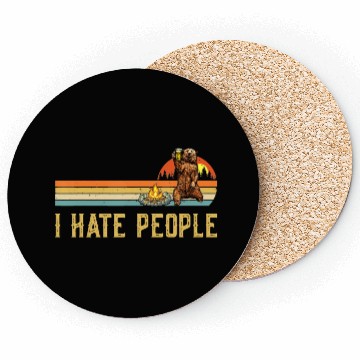 Discover I Hate People Bear Camp Coasters