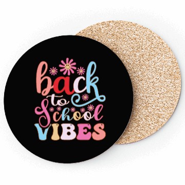 Discover Back to School Vibes Coasters