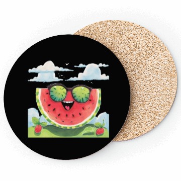 Discover Cute Watermelon Party Summer Melon Fruit Coasters
