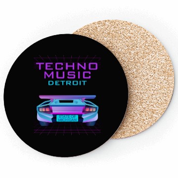 Discover Techno Music Detroit Coasters