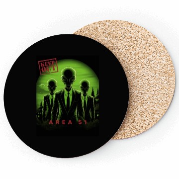 Discover Area 51: The Extraterrestrial Frontier,Vintage Coasters