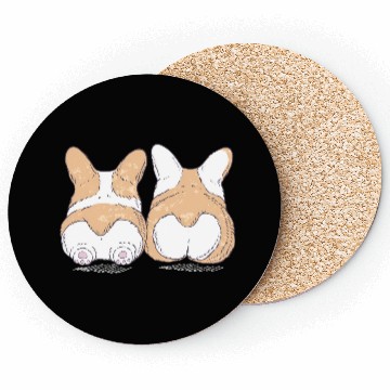Discover Corgi Butts Animal Coasters