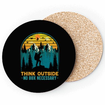 Discover Think Outside No Box Necessary Hiking Coasters