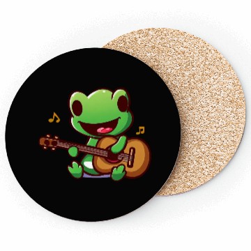 Discover Grooving Frog guitarist Coasters