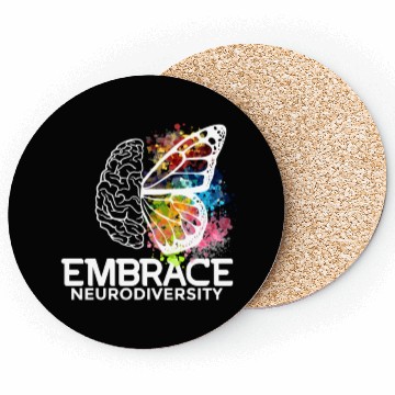 Discover Embrace Neurodiversity - Adhd Awareness Coasters