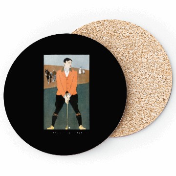 Discover Practice makes par-fect (funny golf) Coasters