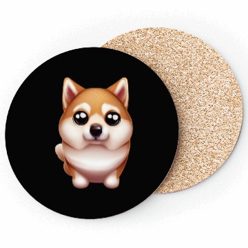 Discover Shiba Inu Artistry Coasters
