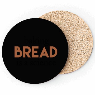 Discover Baking bread is a science vintage hippie music Coasters