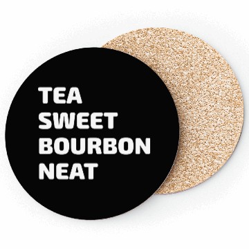 Discover Tea Sweet Bourbon Neat Coasters