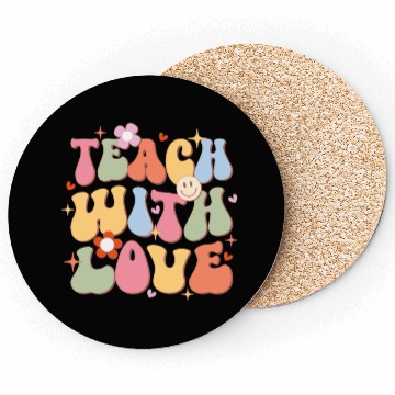 Discover Teach With Love, Back To School Coasters