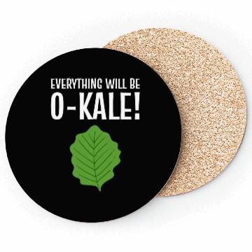 Discover Vegetable Kale Puns Farmer Coasters