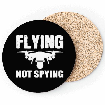 Discover Flying Drone Drone Pilot Coasters