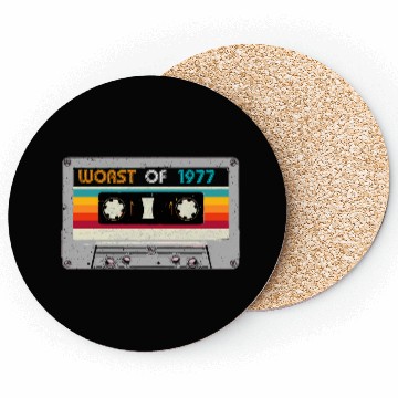 Discover Worst Of 1977 43th Cassette Tape Coasters