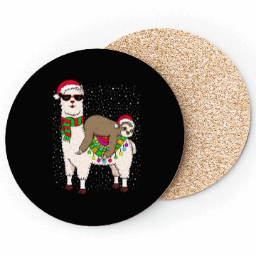 Discover Sloth Riding Llama Sloth Coasters