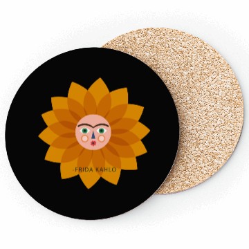 Discover Cute Summer Vacation Frida Kahlo Sun Viva La Vida Coasters