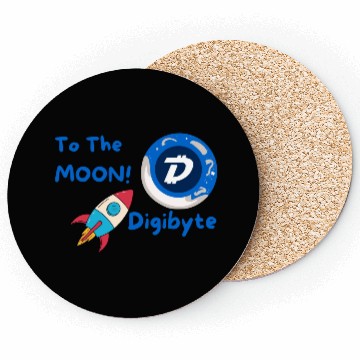 Discover Digibyte To The Moon Coasters