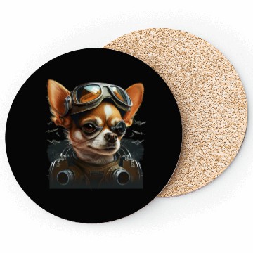 Discover Chihuahua | Race Racing Car Funny Dog Mechanic Coasters