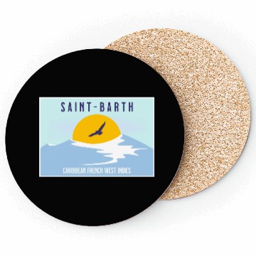 Discover Saint Bartheleny French Caribbean Sea Coasters