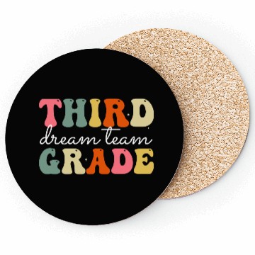 Discover Third Grade Dream Team Back To School Coasters