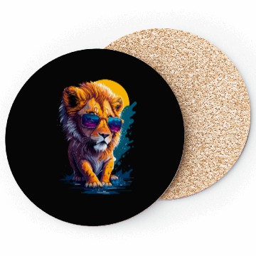 Discover Cute baby lion Coasters