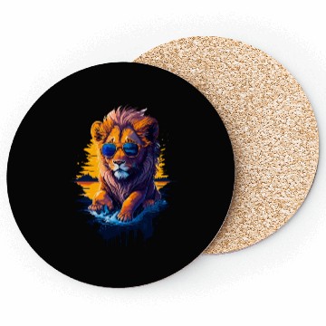 Discover Cute baby lion Coasters