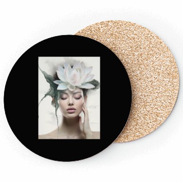 Discover Lotus girl Coasters