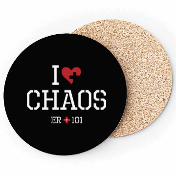 Discover I Love Chaos Er Nurse 101 Coasters