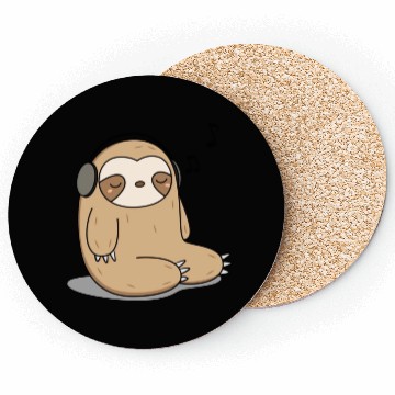 Discover Music Sloth Coasters